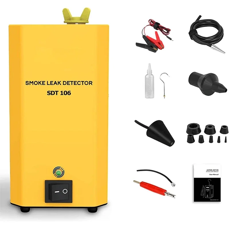 Universal Fuel Leak Locator Automotive Smoke Leak Detector for Car Motorcycle Truck Evaporative Car Pipe Testing
Universal Fuel Leak Locator Automotive Smoke Leak Detector for Car Motorcycle Truck Evaporative Car Pipe Testing