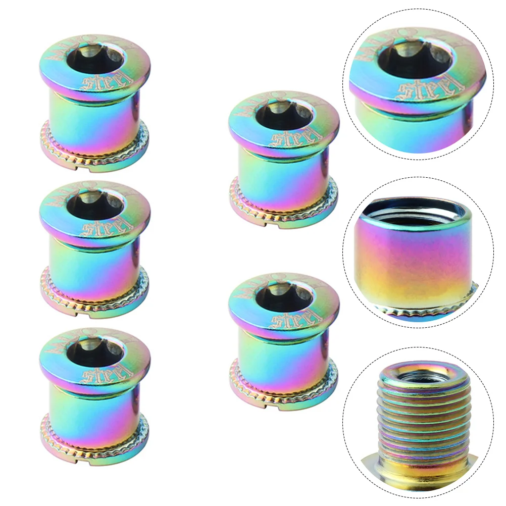 5 Pcs Chainring Screw Mountain Bike Bolts Folding Wheel Single Disc Replacement Parts
5 Pcs Chainring Screw Mountain Bike Bolts Folding Wheel Single Disc Replacement Parts