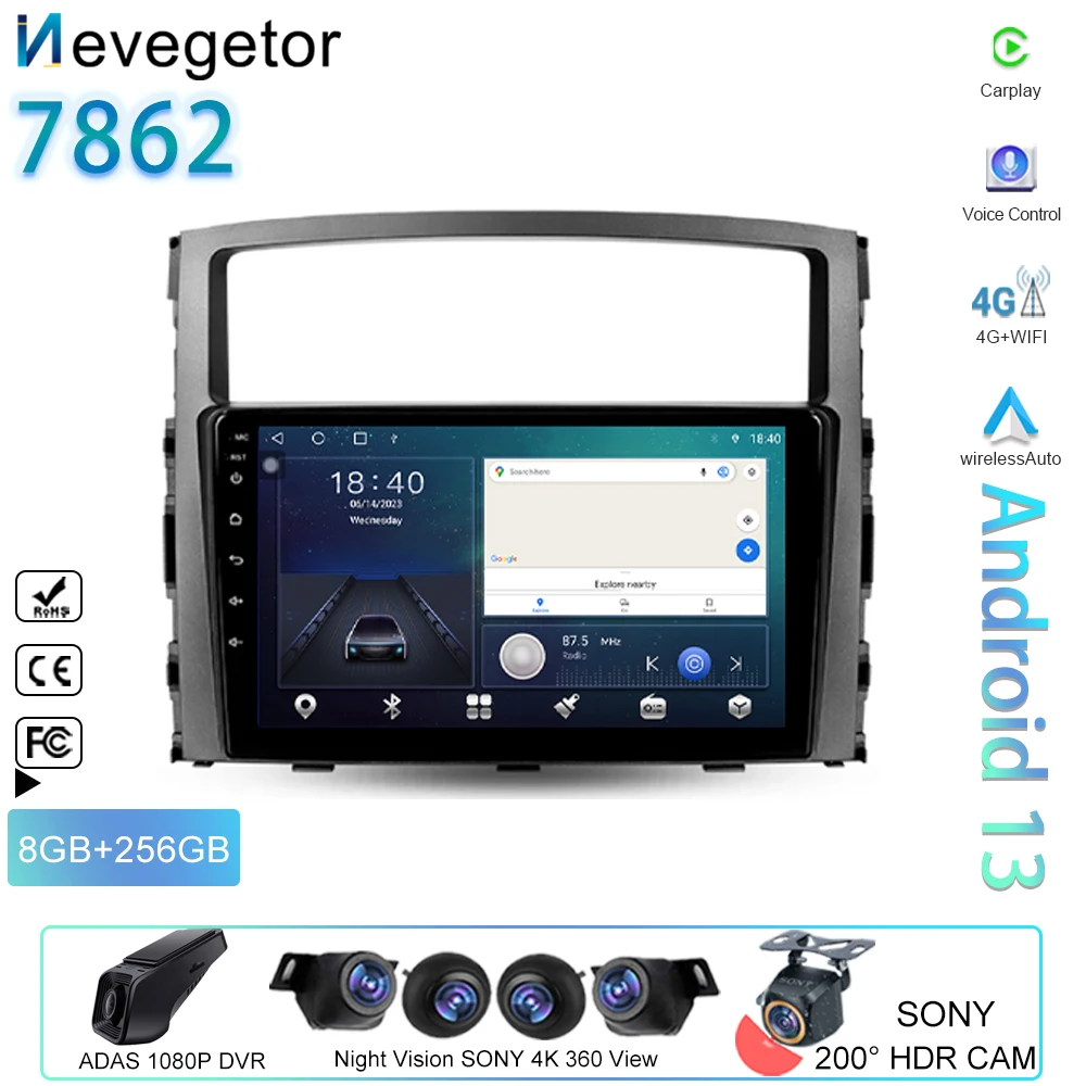 Автомагнитола для Mitsubishi Pajero 4 V80 V90 2006 - 2014 Android, автомобильный видеоплеер, навигация GPS, мультимедийный стерео 4G No 2din DVD
Автомагнитола для Mitsubishi Pajero 4 V80 V90 2006 - 2014 Android, автомобильный видеоплеер, навигация GPS, мультимедийный стерео 4G No 2din DVD