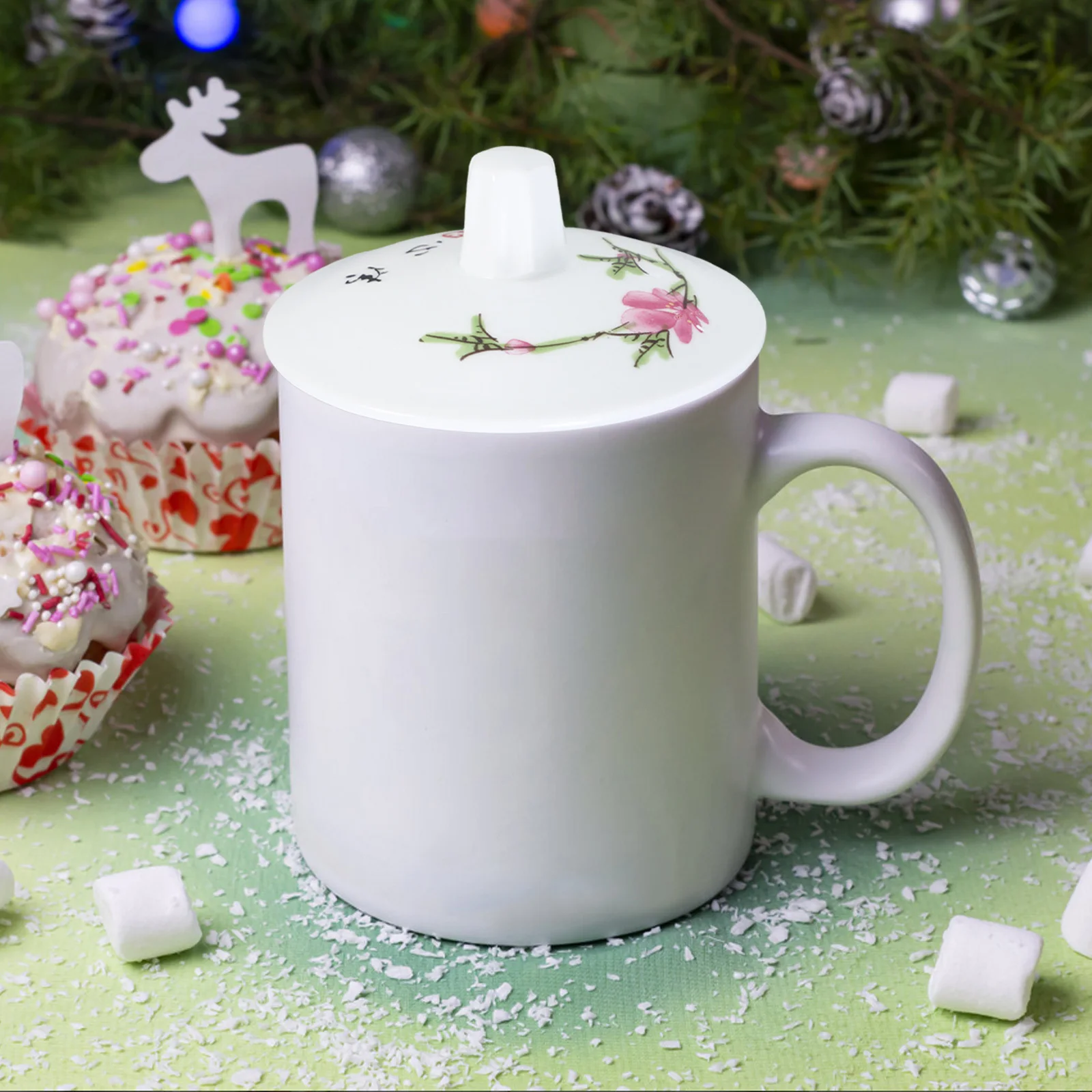 Coffee Mug Cup Holder Cover Ceramic Cap Replacement Lid Covers for Drinks
Coffee Mug Cup Holder Cover Ceramic Cap Replacement Lid Covers for Drinks