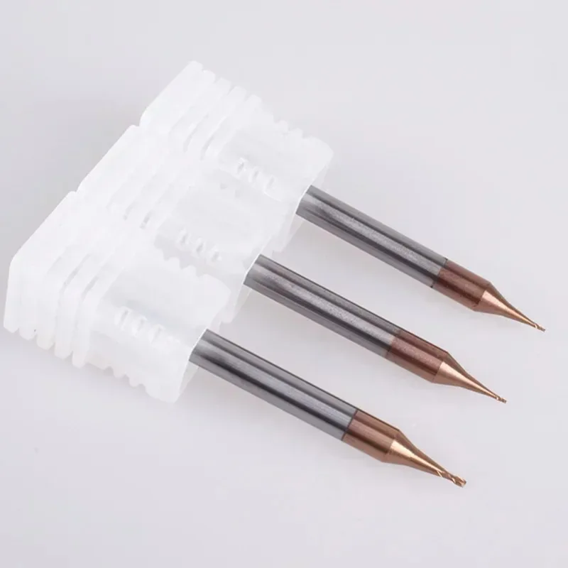 HRC60 D0.1-0.9 R0.05-R0.45 Micro 2 Flutes Flat End Mill CNC Router Bit 4mm Shank Tungsten Carbide End Mill Mini Milling Cutter
HRC60 D0.1-0.9 R0.05-R0.45 Micro 2 Flutes Flat End Mill CNC Router Bit 4mm Shank Tungsten Carbide End Mill Mini Milling Cutter