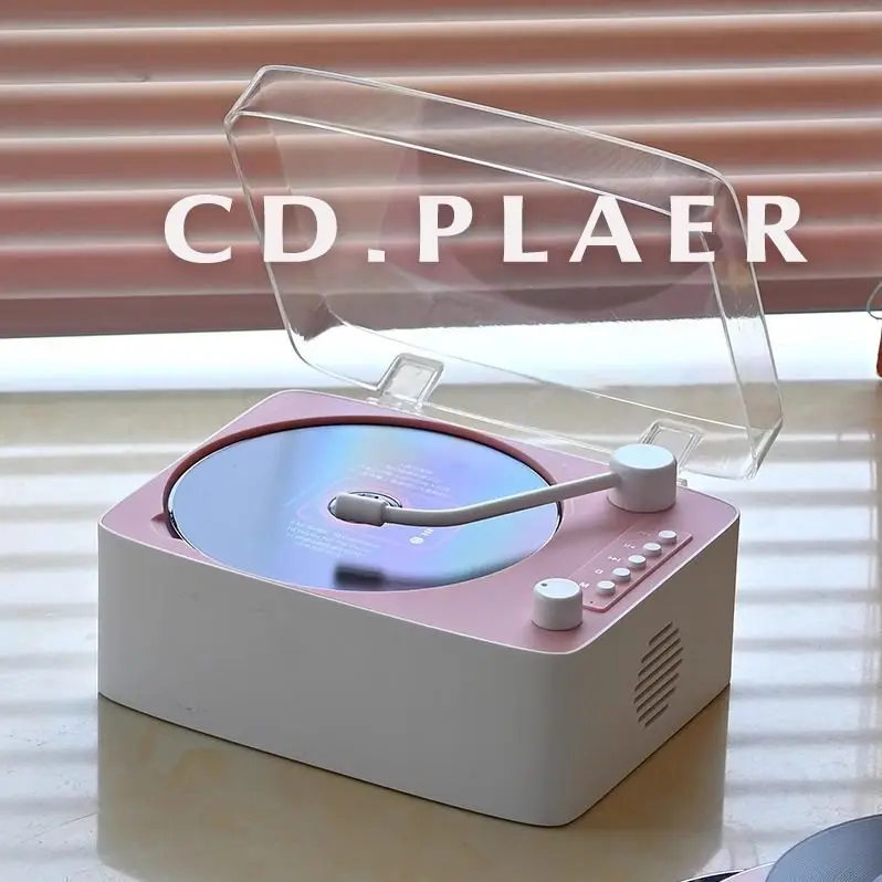 Retro CD player, Bluetooth speaker, integrated player, listen to album music, CD, CD, CD, portable charging stereo
Retro CD player, Bluetooth speaker, integrated player, listen to album music, CD, CD, CD, portable charging stereo