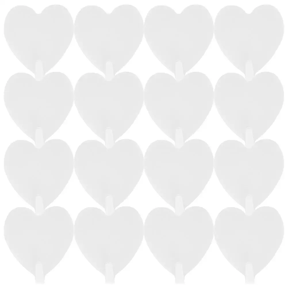 16 Pcs Heart Shaped Hooks Adhesive Wall Mounts Stainless Steel Bathroom Supplies Home Decorative Pink Multi Functional
16 Pcs Heart Shaped Hooks Adhesive Wall Mounts Stainless Steel Bathroom Supplies Home Decorative Pink Multi Functional