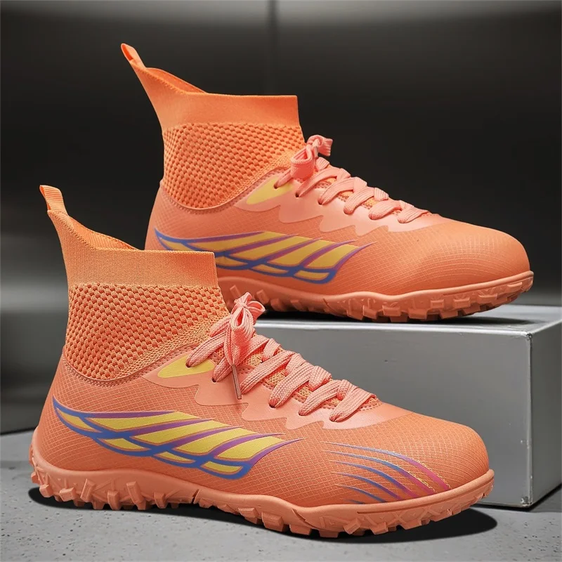 New Men Soccer Shoes Kids Cleats Grass Adult Professional Football Boots Ultralight Non-Slip Boys Training Shoes Drop Shipping
New Men Soccer Shoes Kids Cleats Grass Adult Professional Football Boots Ultralight Non-Slip Boys Training Shoes Drop Shipping