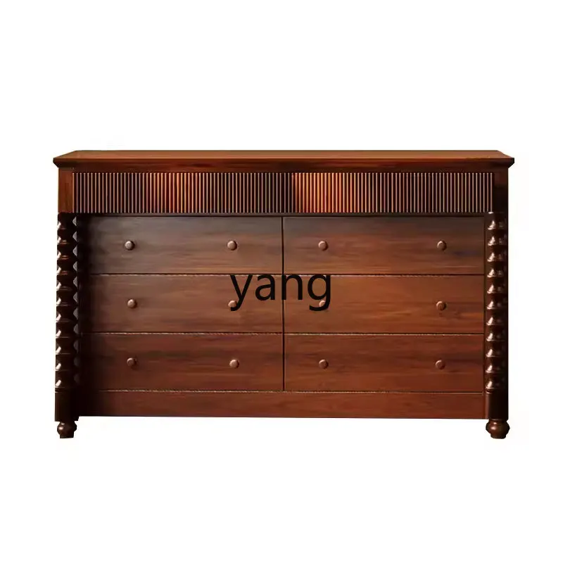 LH retro solid wood chest medieval living room decoration dining side six chest cabinet
LH retro solid wood chest medieval living room decoration dining side six chest cabinet