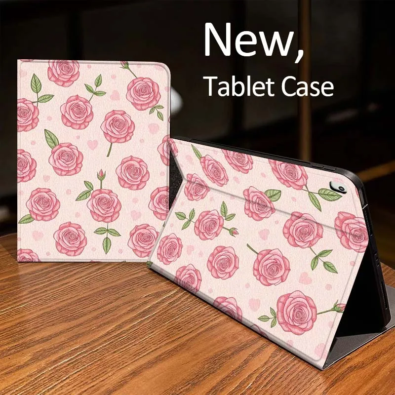 Cartoon Pink Rose Pattern For iPad Pro mini Air 1 2 4 3 5 6 7 8gen 9gen 11 M2 M3 M4 6th 7th 10th 11th Gen 2025 Tablet Case
Cartoon Pink Rose Pattern For iPad Pro mini Air 1 2 4 3 5 6 7 8gen 9gen 11 M2 M3 M4 6th 7th 10th 11th Gen 2025 Tablet Case