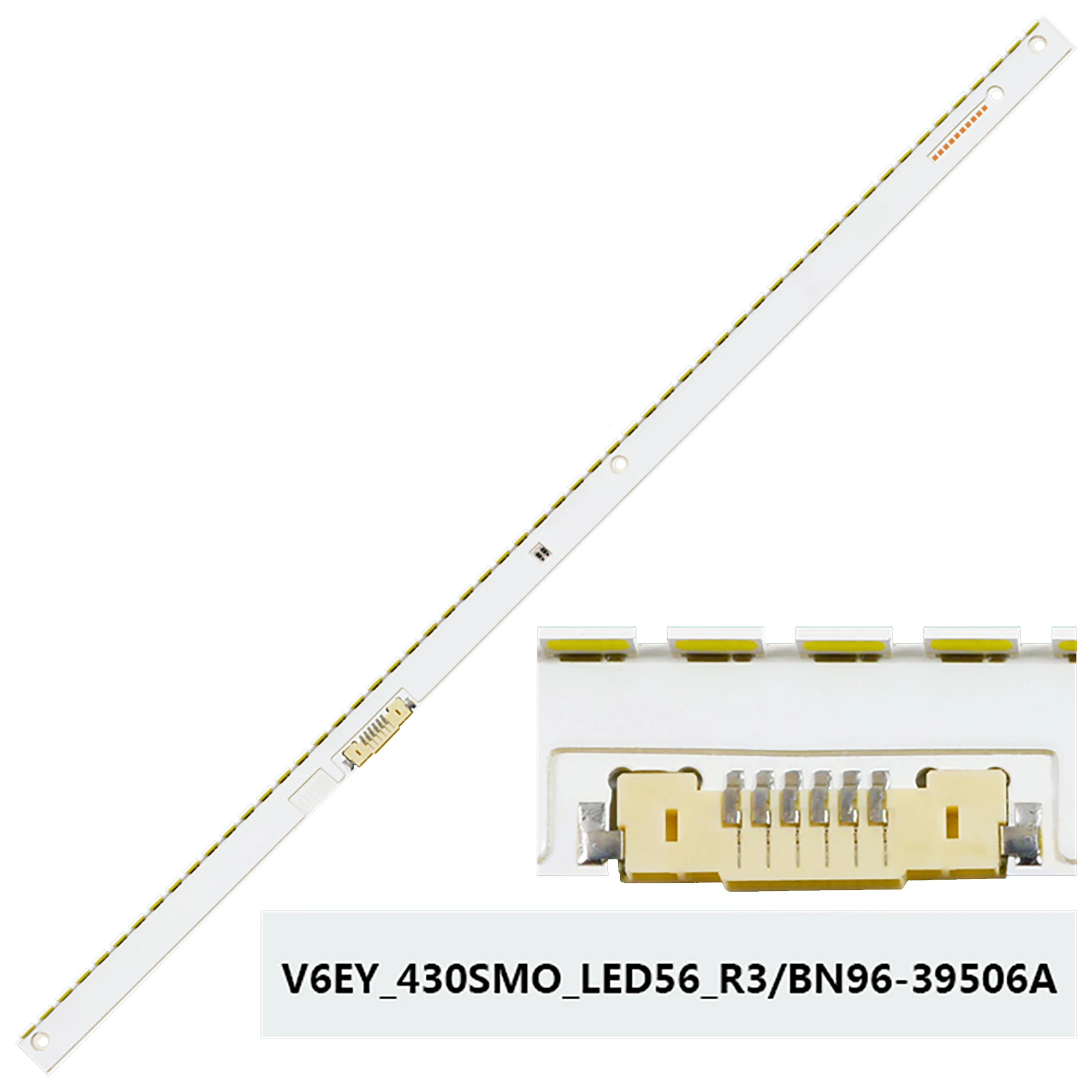 Лента светодиодной подсветки для UE43M5575AU UE43M5580AU UE43M5582AU UE43M5590AU UE43M5520AW BN96-39506A V6EY_430SM0_LED56_R3 BN61-13354A
Лента светодиодной подсветки для UE43M5575AU UE43M5580AU UE43M5582AU UE43M5590AU UE43M5520AW BN96-39506A V6EY_430SM0_LED56_R3 BN61-13354A