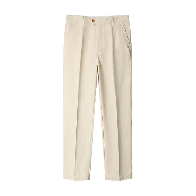 Spring Autumn New Men's Casual Pants Solid Color Stretchy Straight Leg Wrinkle Resistant Comfortable Fashionable Daily Commute
Spring Autumn New Men's Casual Pants Solid Color Stretchy Straight Leg Wrinkle Resistant Comfortable Fashionable Daily Commute