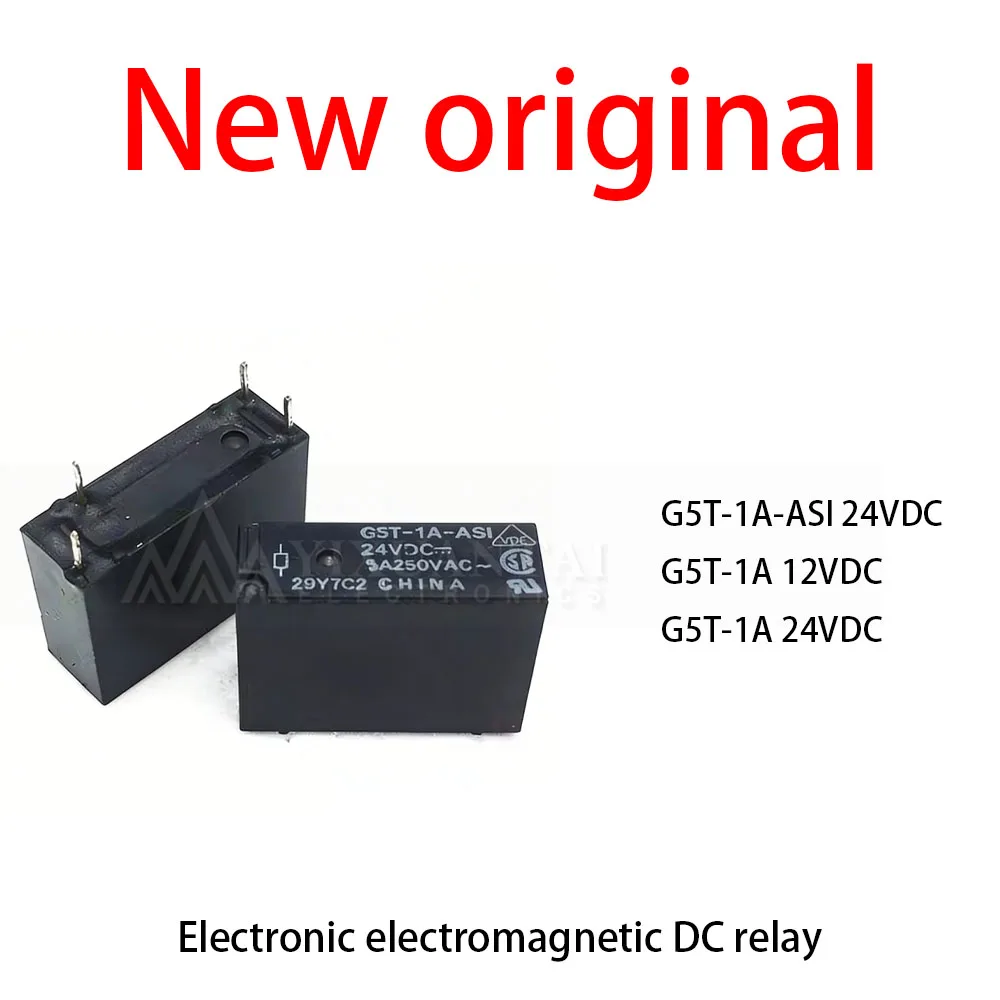 10 Pcs/Lot New original G5T-1A-ASI 24VDC G5T-1A 12VDC G5T-1A 24VDC Electronic electromagnetic DC relay
10 Pcs/Lot New original G5T-1A-ASI 24VDC G5T-1A 12VDC G5T-1A 24VDC Electronic electromagnetic DC relay