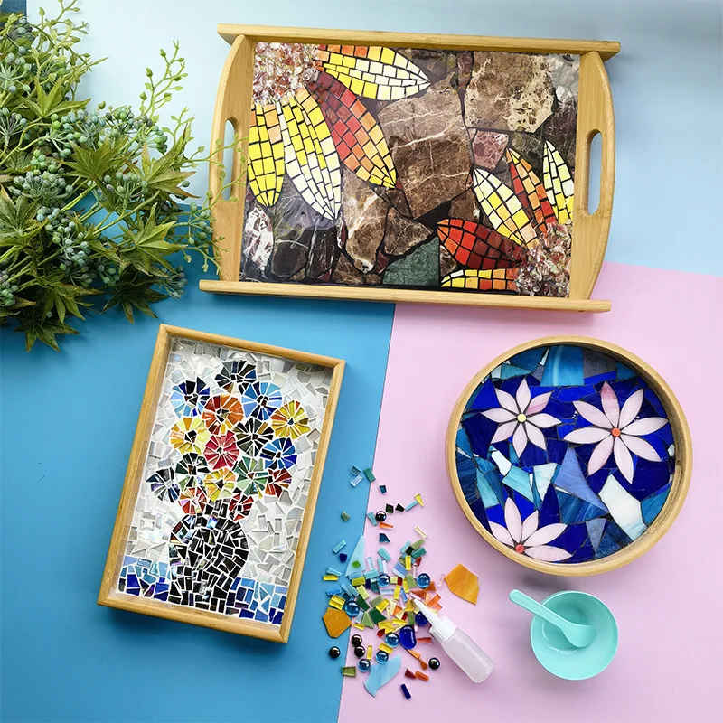 Handmade DIY homemade mosaic tray material package parent-child handmade collage candy fruit tray debris storage tray
Handmade DIY homemade mosaic tray material package parent-child handmade collage candy fruit tray debris storage tray