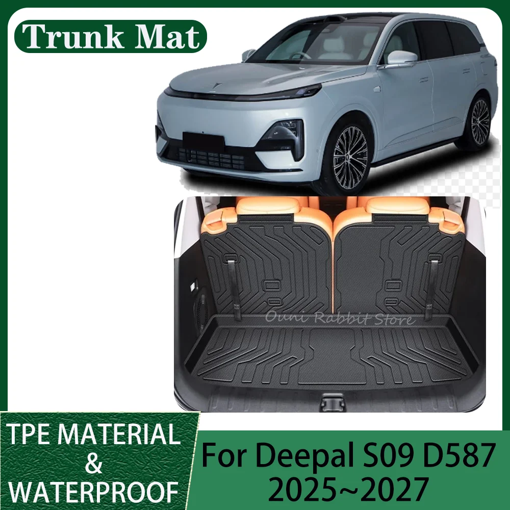 For Deepal S09 D587 2025~2027 2026 Car TPE WaterProof Trunk Mat Backrest Pad Scratch Prevention Interior Accessories
For Deepal S09 D587 2025~2027 2026 Car TPE WaterProof Trunk Mat Backrest Pad Scratch Prevention Interior Accessories