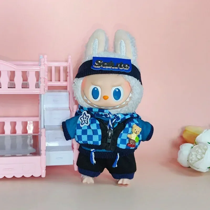 17cm Labubu Doll Clothes Set - Fashion Hoodies & Color Game Outfit with Dress Up Accessories, Cute Mini Doll Decorations
17cm Labubu Doll Clothes Set - Fashion Hoodies & Color Game Outfit with Dress Up Accessories, Cute Mini Doll Decorations