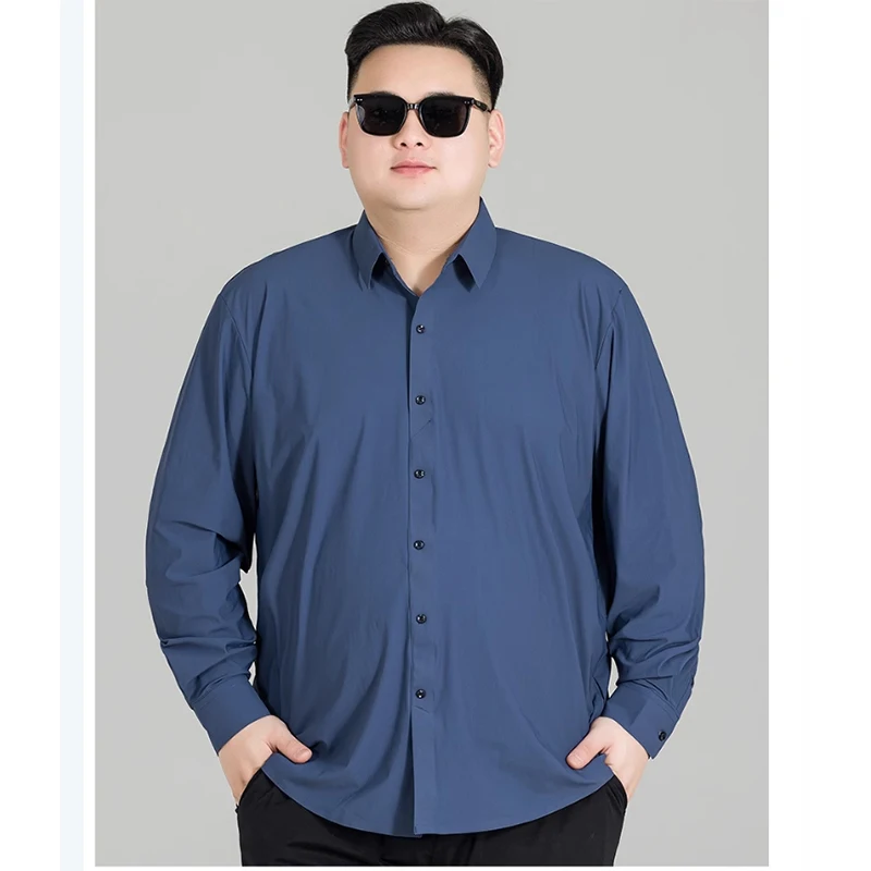Men's long-sleeved business casual slim-fit simple shirt fashion suit with a solid color inside the base shirt
Men's long-sleeved business casual slim-fit simple shirt fashion suit with a solid color inside the base shirt