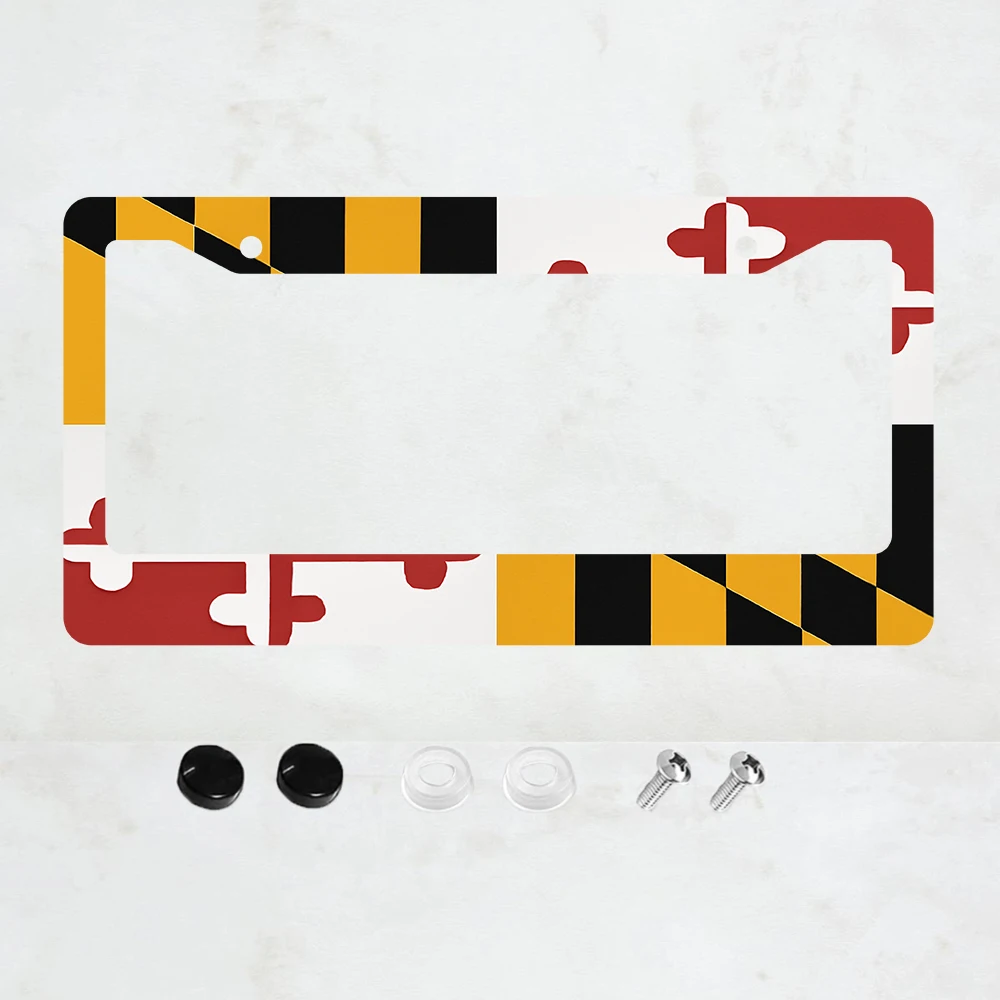 1 шт. рамка для номерного знака с 2 отверстиями в дизайне флага штата Мэриленд, алюминиевый материал, 6x12 дюймов, в комплекте с винтами.
1 шт. рамка для номерного знака с 2 отверстиями в дизайне флага штата Мэриленд, алюминиевый материал, 6x12 дюймов, в комплекте с винтами.