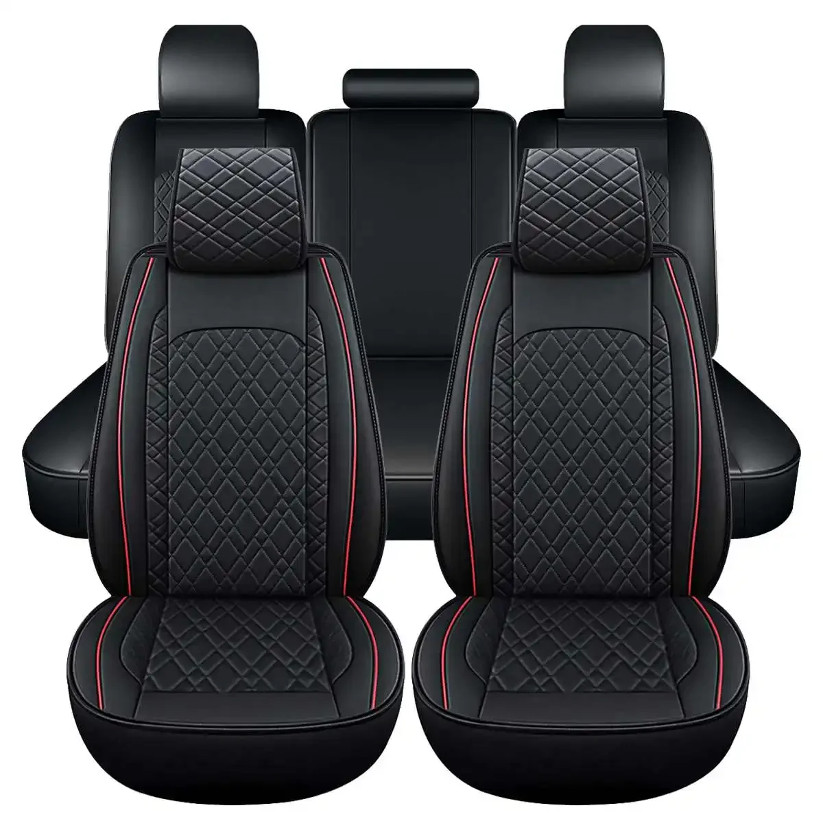 5 Seats Full Set Car Seat Covers Automobiles Seat Covers PU Leather Waterproof Protectors For Ford F150 Crew Cab 2009 - 2021
5 Seats Full Set Car Seat Covers Automobiles Seat Covers PU Leather Waterproof Protectors For Ford F150 Crew Cab 2009 - 2021
