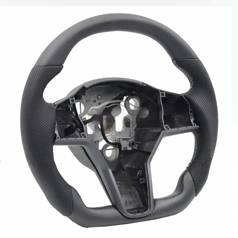 Matte Carbon Fiber Sports Steering Wheel With Heating Fit For Model 3 Model Y Model S Car Replacement Parts
Matte Carbon Fiber Sports Steering Wheel With Heating Fit For Model 3 Model Y Model S Car Replacement Parts