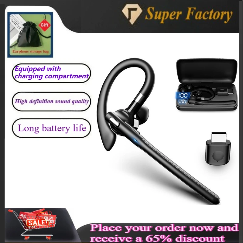 Hanging with Wireless Ultra Long Battery Life AI Noise Reduction High Sound Quality High-definition Calling Bluetooth Earphones 
Hanging with Wireless Ultra Long Battery Life AI Noise Reduction High Sound Quality High-definition Calling Bluetooth Earphones