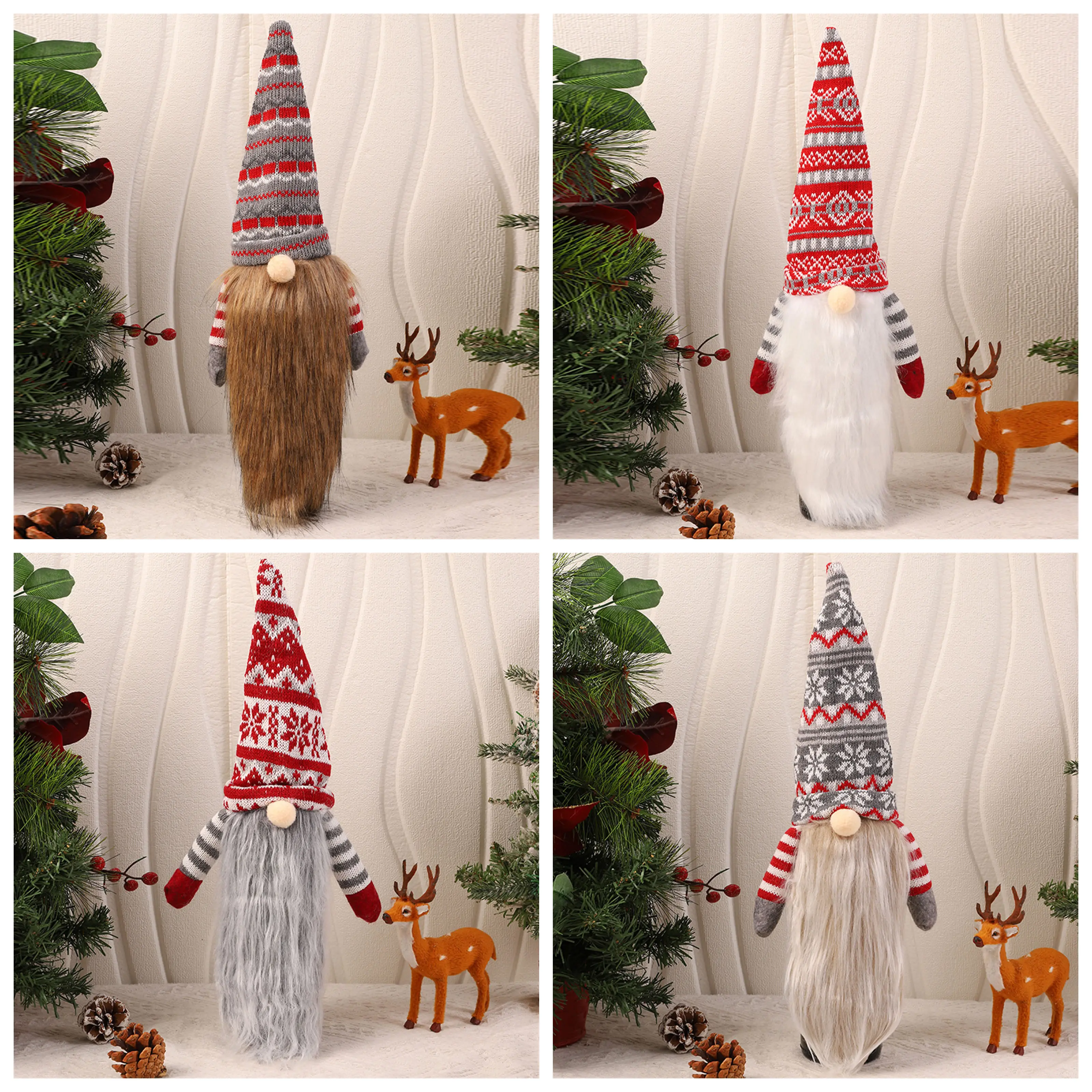 Christmas Knitted Wine Bottle Cover Faceless Santa Claus Champagne Bottle Cover Merry Christmas Decor Happy New Year 2026
Christmas Knitted Wine Bottle Cover Faceless Santa Claus Champagne Bottle Cover Merry Christmas Decor Happy New Year 2026
