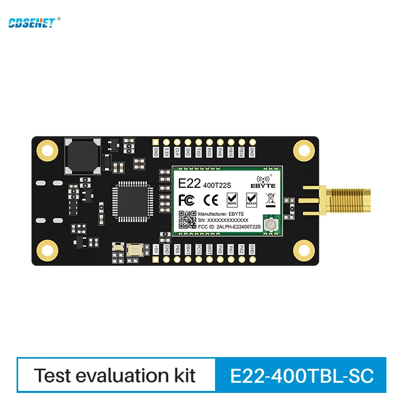 Комплекты автономных тестовых плат CDSENT E22-400TBL-SC Модуль LoRa с OLED-экраном дальнего действия E22-400T22S Простота использования
Комплекты автономных тестовых плат CDSENT E22-400TBL-SC Модуль LoRa с OLED-экраном дальнего действия E22-400T22S Простота использования