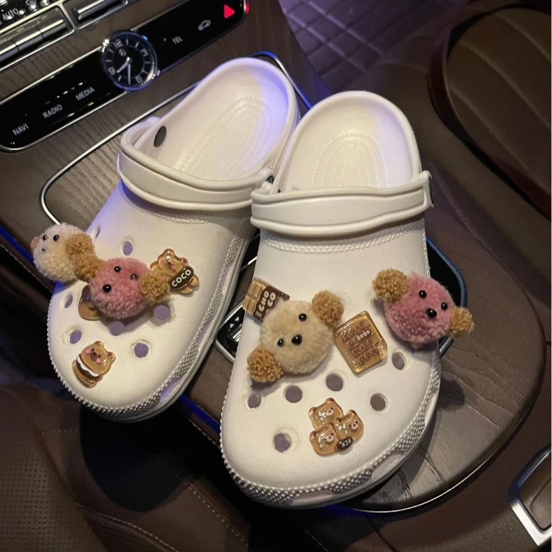 Подвеска для обуви Crocs DIY 3D мультяшная мягкая голова собаки украшения для обуви аксессуары подвески для сабо сумка Bogg шлепанцы сандалии
Подвеска для обуви Crocs DIY 3D мультяшная мягкая голова собаки украшения для обуви аксессуары подвески для сабо сумка Bogg шлепанцы сандалии