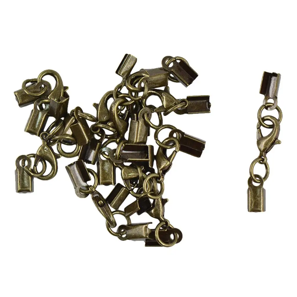 Brass Lobster Jewellery Clasps Bronze Crimp Ends Necklace Extender Bracelet Connectors for DIY Jewelry Making
Brass Lobster Jewellery Clasps Bronze Crimp Ends Necklace Extender Bracelet Connectors for DIY Jewelry Making