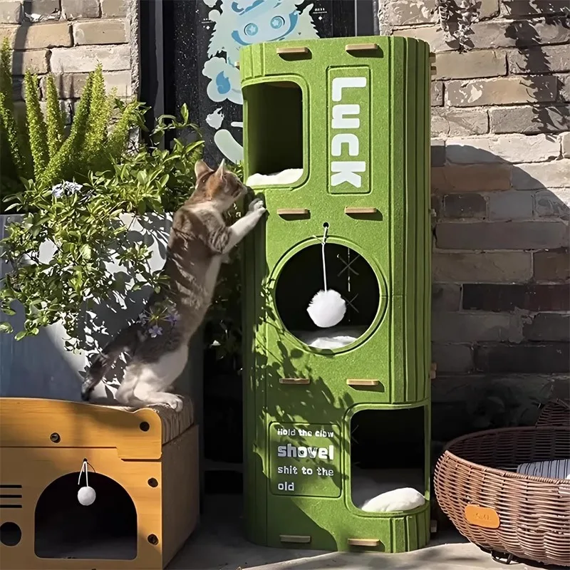 The cat scratching board is wear-resistant and does not drop debris. It is universal in all seasons. The double-layer
The cat scratching board is wear-resistant and does not drop debris. It is universal in all seasons. The double-layer