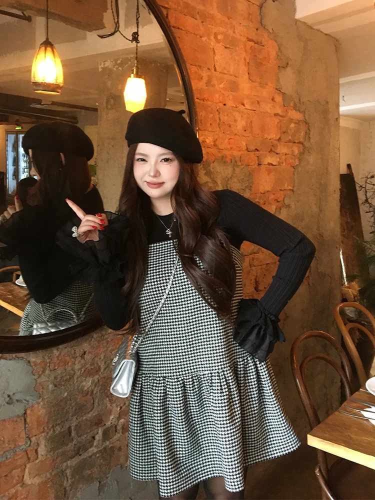 Autumn Winter Plaid Knot Strapl Wool Blend Vest Dr Women Casual Loose Fit Midi Skirt Sle Polyester Fiber
Autumn Winter Plaid Knot Strapl Wool Blend Vest Dr Women Casual Loose Fit Midi Skirt Sle Polyester Fiber