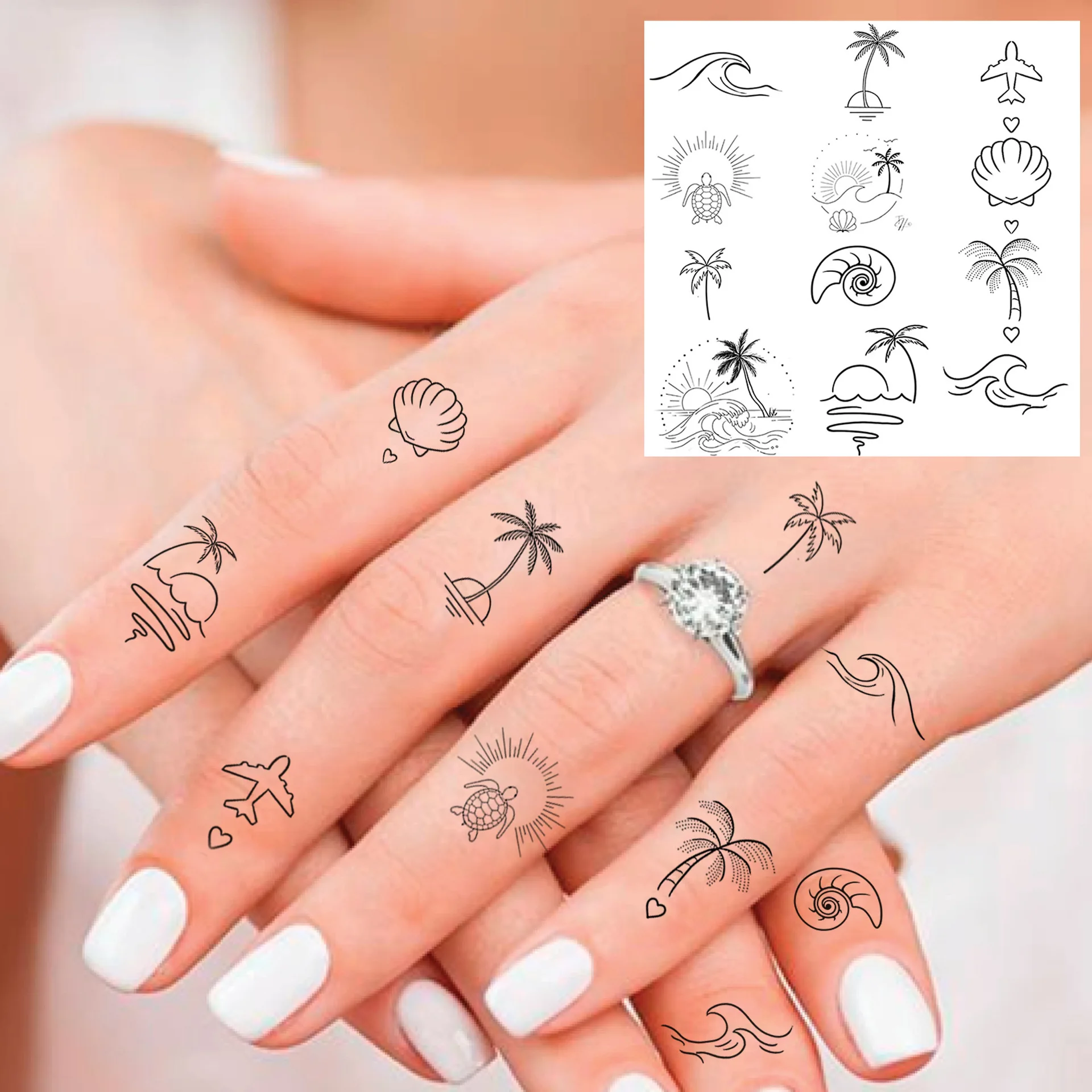 Temporary Tattoo Stickers Finger Ins Small Fresh Design Water Transfer Premium Waterproof Non Toxic Durable Easy Clean
Temporary Tattoo Stickers Finger Ins Small Fresh Design Water Transfer Premium Waterproof Non Toxic Durable Easy Clean