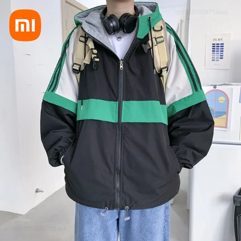 Мужская двухслойная куртка Xiaomi, новая Корейская версия, мужская куртка с капюшоном на молнии, весна-осень, 2023
Мужская двухслойная куртка Xiaomi, новая Корейская версия, мужская куртка с капюшоном на молнии, весна-осень, 2023