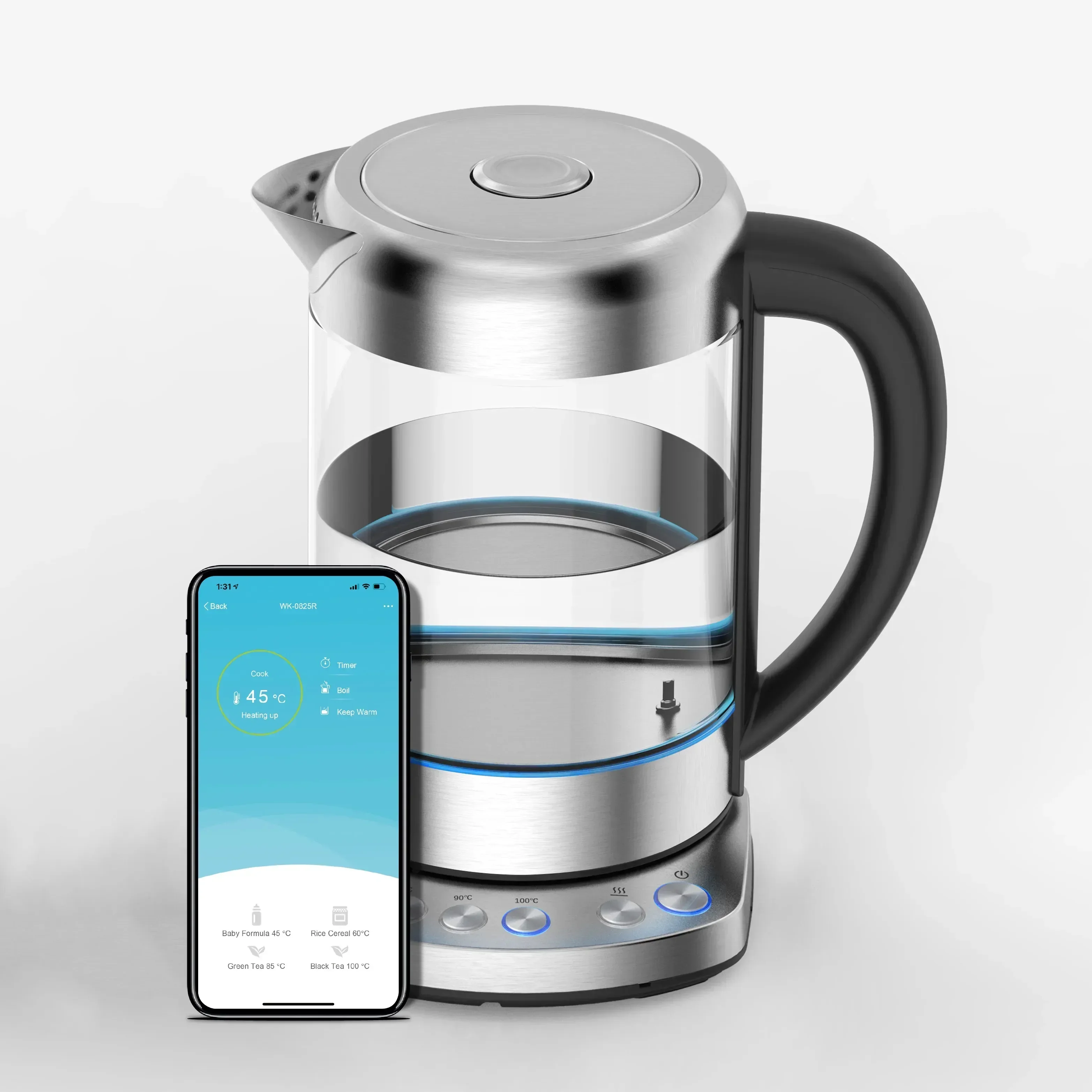 Tuya Wifi Thermos Temperature Control Insulated App Remote Heater Hot Smart A Glass Electric Flask Jug Kettle for Boiling Water
Tuya Wifi Thermos Temperature Control Insulated App Remote Heater Hot Smart A Glass Electric Flask Jug Kettle for Boiling Water