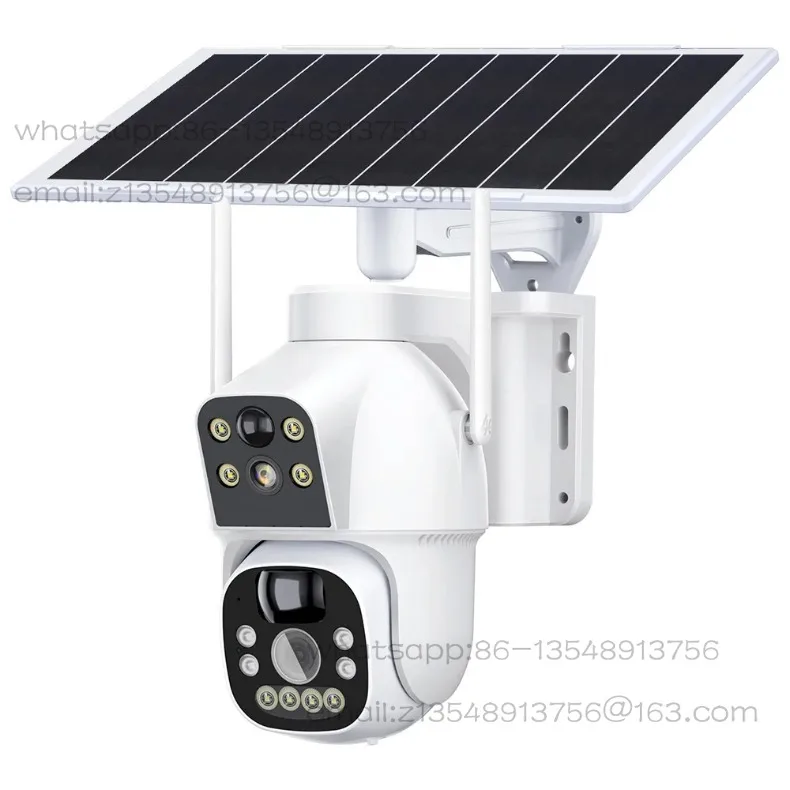 Wireless surveillance camera solar WiFi mobile phone remote 360 degree photography high definition night vision outdoor
Wireless surveillance camera solar WiFi mobile phone remote 360 degree photography high definition night vision outdoor