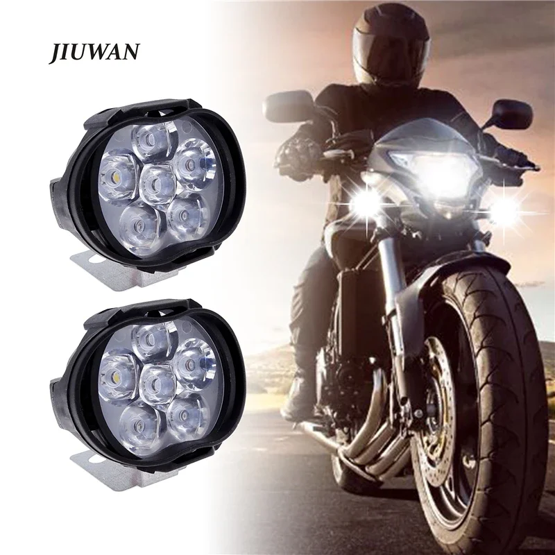 Universal Motorcycle White Headlight 6 LED 6500k Super Bright Fog Light Spot Lamp+Switch For Ducati Honda Suzuki Kawasaki
Universal Motorcycle White Headlight 6 LED 6500k Super Bright Fog Light Spot Lamp+Switch For Ducati Honda Suzuki Kawasaki