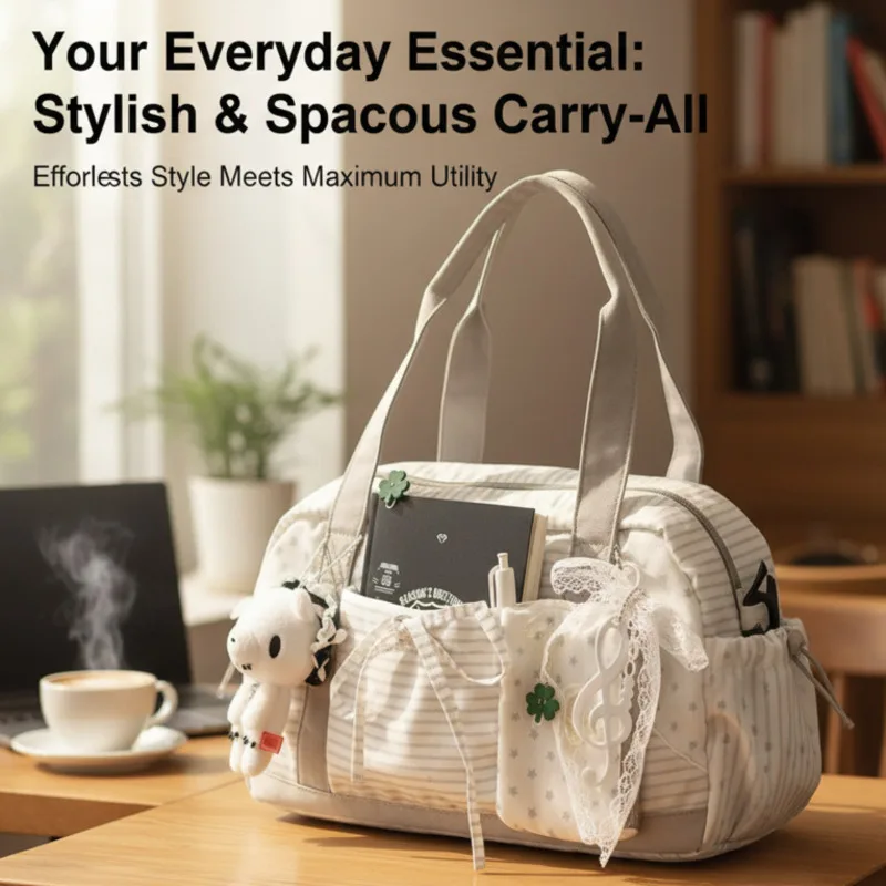 Music Tote Bag Notes Stars Waves Dots Korean Bow Travel Wave Stripe Bag Zipper Commute Shoulder Bag High Capacity Boston Bag New
Music Tote Bag Notes Stars Waves Dots Korean Bow Travel Wave Stripe Bag Zipper Commute Shoulder Bag High Capacity Boston Bag New