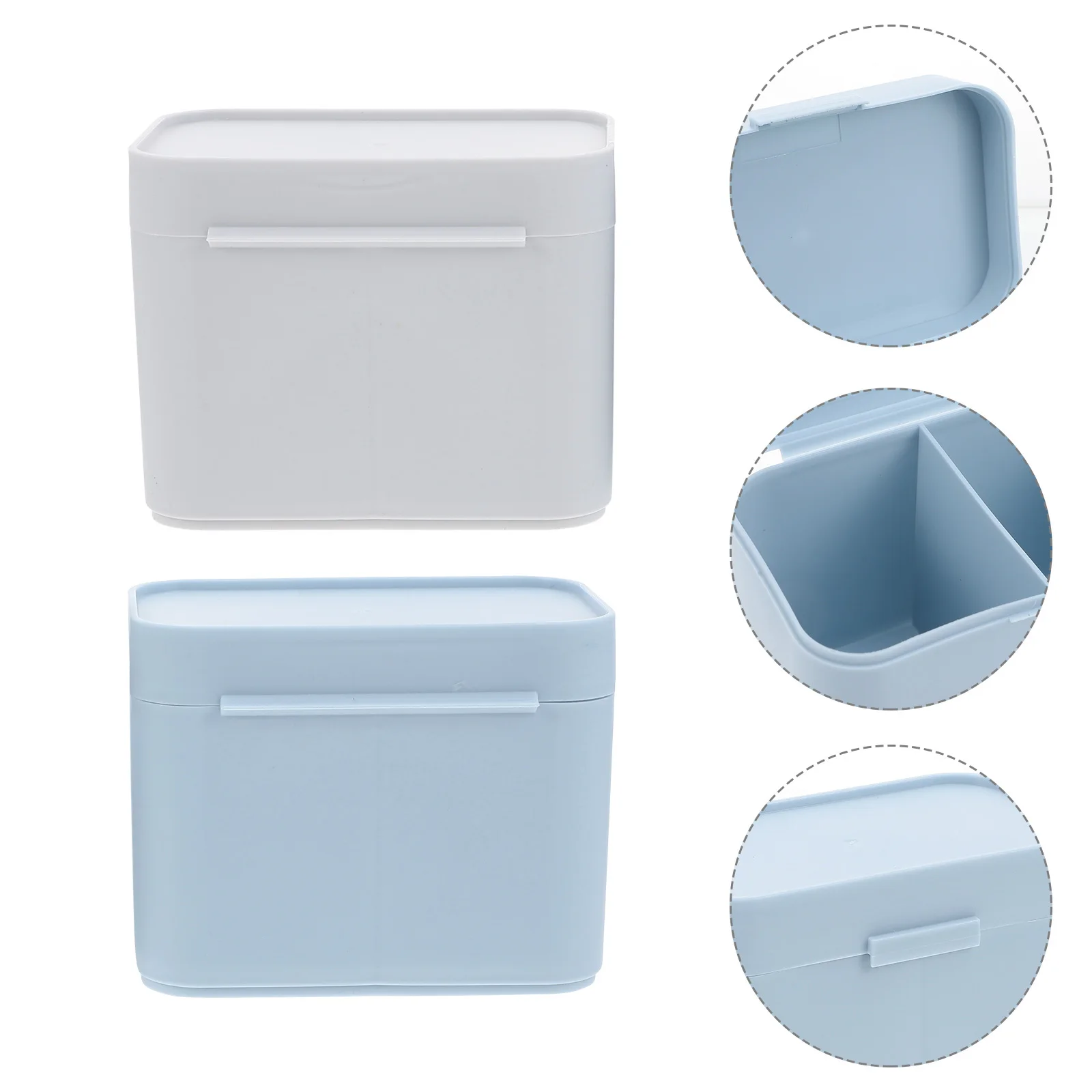 2pcs Cotton Pads Container Large Capacity Nail Art Tool Storage Box For Makeup Remover Pads Eyelash Jewelry Cotton Swabs 
2pcs Cotton Pads Container Large Capacity Nail Art Tool Storage Box For Makeup Remover Pads Eyelash Jewelry Cotton Swabs