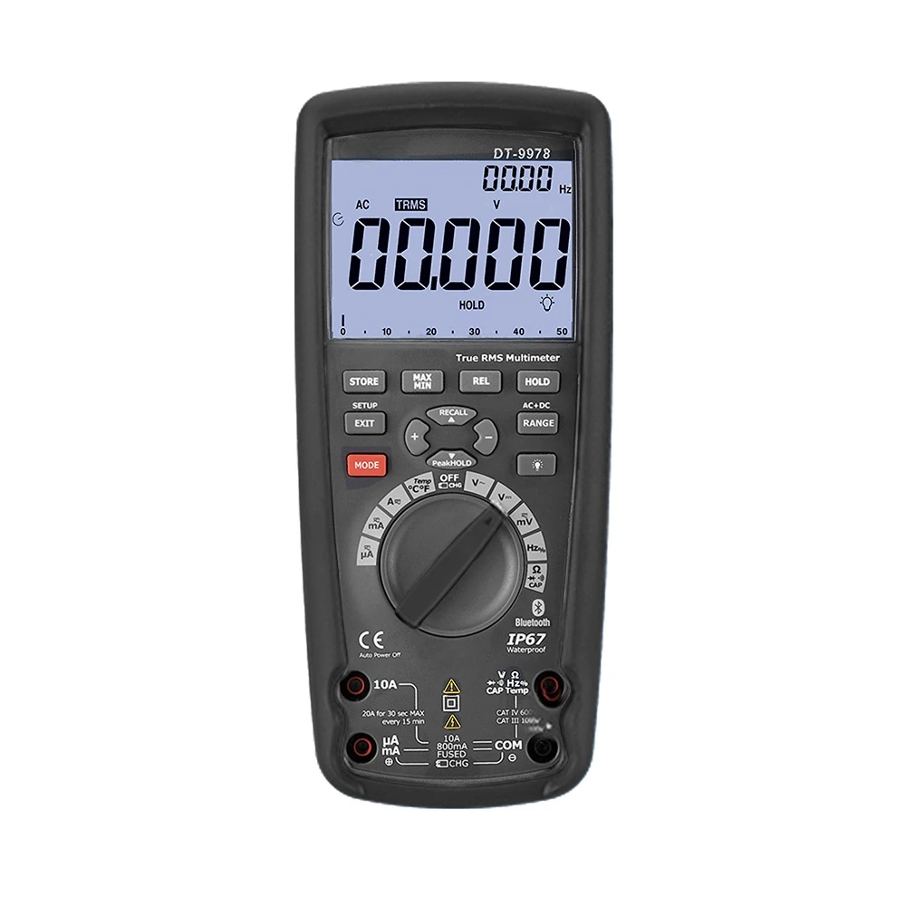 DT-9978 New Professional Multimeter Digital IP67 3.5'' LCD Display True RMS and Auto Range
DT-9978 New Professional Multimeter Digital IP67 3.5'' LCD Display True RMS and Auto Range