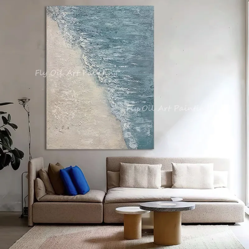 Large Size 100% Handpainted ocean simple pure sea blue canvas Oil Painting Wall Art Home Decoration Picture Hang Painting Gift
Large Size 100% Handpainted ocean simple pure sea blue canvas Oil Painting Wall Art Home Decoration Picture Hang Painting Gift