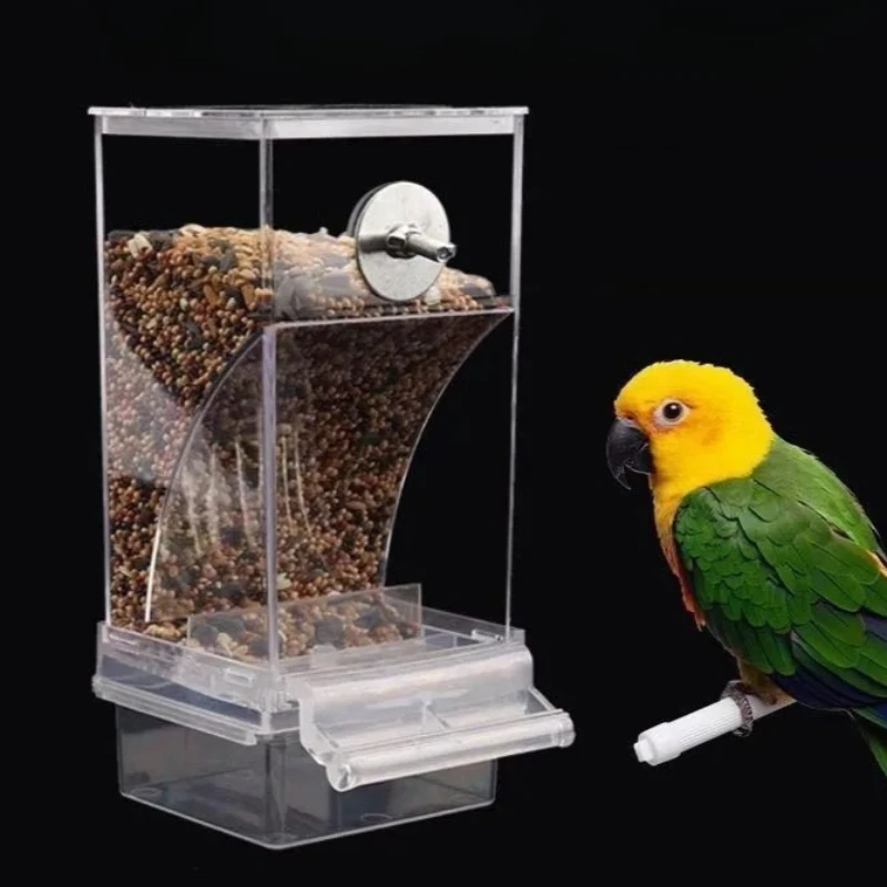 Transparent Bird Feeder Automatic Large Capacity Splash-proof Parrot Feeders Budgerigar Cockatiel Feeding Birds Food Dispenser
Transparent Bird Feeder Automatic Large Capacity Splash-proof Parrot Feeders Budgerigar Cockatiel Feeding Birds Food Dispenser