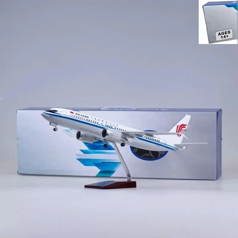 New 1/85 Scale 47CM Airplane 737MAX B737 MAX Aircraft Air China Airline W Light and Wheel Diecast Plastic Resin Plane Model Toy
New 1/85 Scale 47CM Airplane 737MAX B737 MAX Aircraft Air China Airline W Light and Wheel Diecast Plastic Resin Plane Model Toy