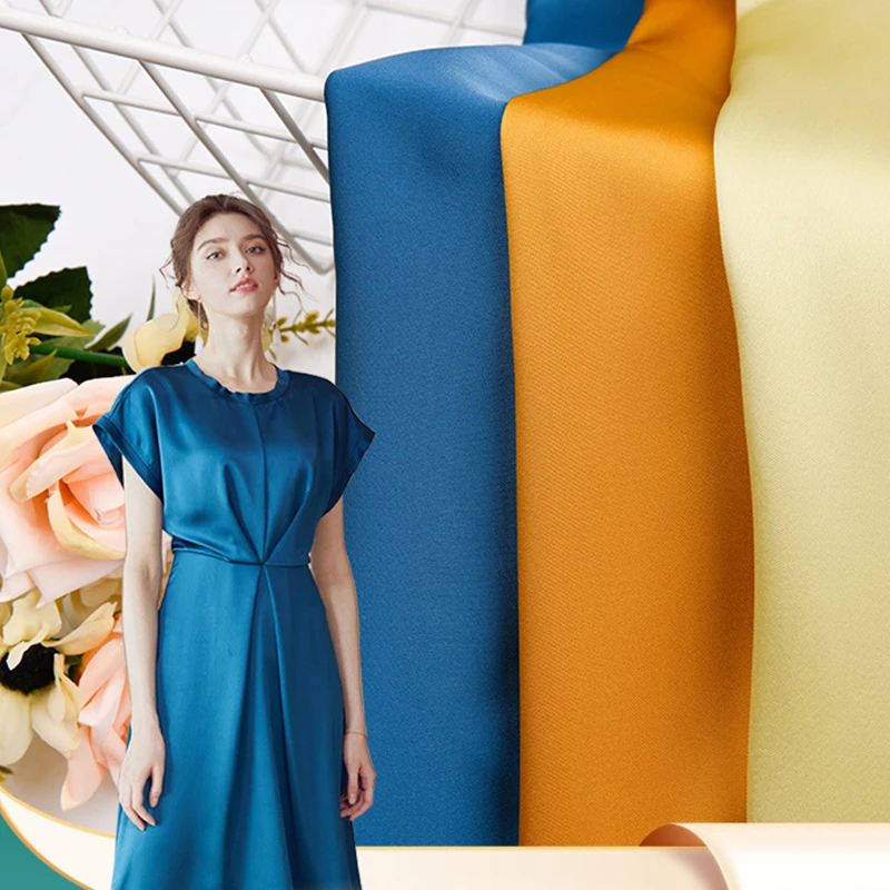 Imitation Silk Satin Fabric Dress, Wrinkle Resistant, Smooth Drape, Evening Cloth, DIY
Imitation Silk Satin Fabric Dress, Wrinkle Resistant, Smooth Drape, Evening Cloth, DIY