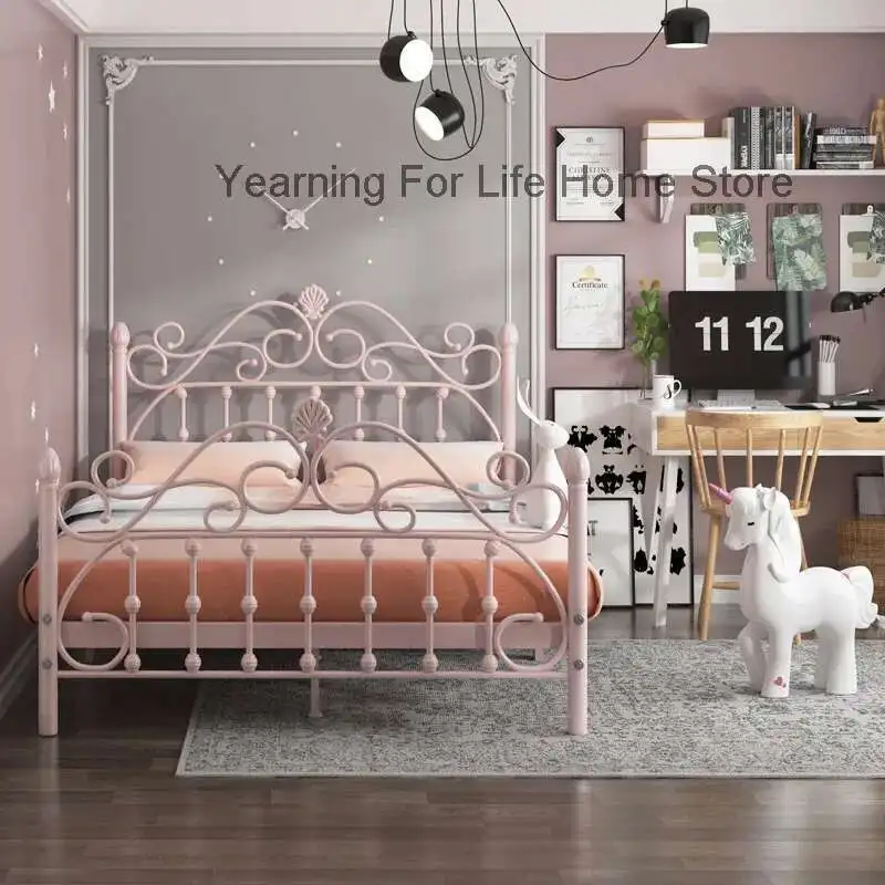 Postmodern Iron European Bed Trendy Quality Minimalist Modern Princess Bedroom Bed Korean Letto Matrimoniale Trendy Furniture
Postmodern Iron European Bed Trendy Quality Minimalist Modern Princess Bedroom Bed Korean Letto Matrimoniale Trendy Furniture