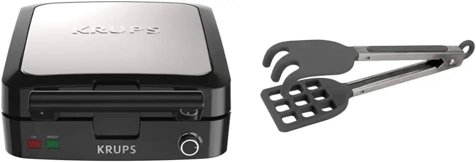 Belgian Waffle Maker, Waffle Maker with Removable Plates & Tovolo Easy-Grip Mini Waffle Non-Slip Stainless Steel Handle, Heat-Re
Belgian Waffle Maker, Waffle Maker with Removable Plates & Tovolo Easy-Grip Mini Waffle Non-Slip Stainless Steel Handle, Heat-Re