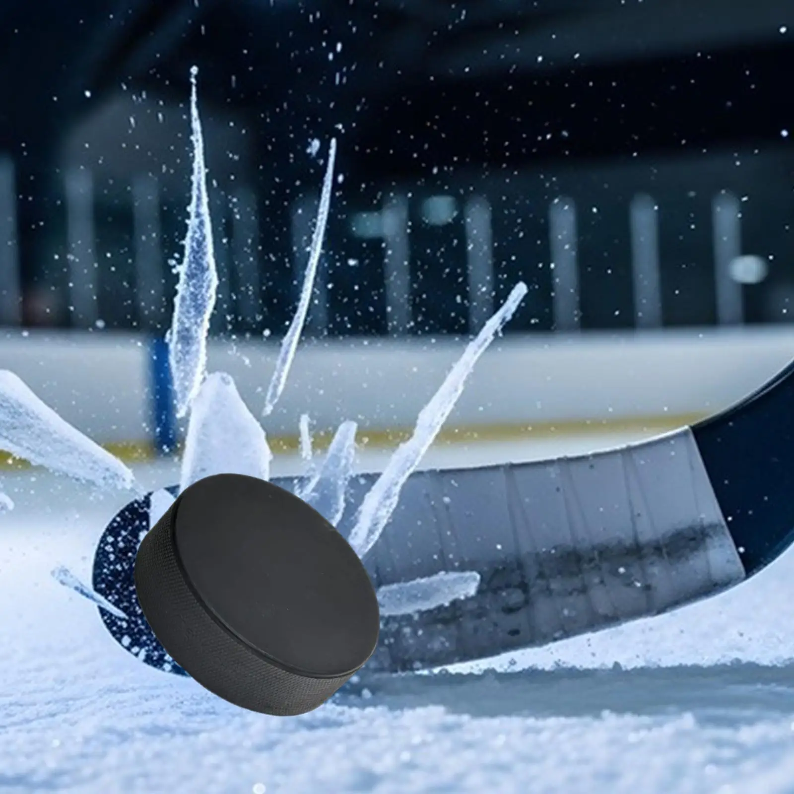Practice Ice Hockey Puck Multi Use Black PU Game Ball Durable Accessory for School Team Training
Practice Ice Hockey Puck Multi Use Black PU Game Ball Durable Accessory for School Team Training