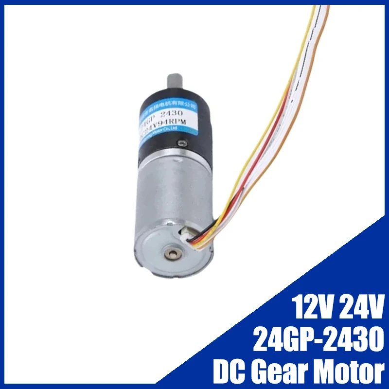 24GP-2430 High Torque Motor 24mm Brushless DC Planetary Gear Motor12V 24V Shaft Diameter 4mm/6mm Adjustable Speed CW CCW
24GP-2430 High Torque Motor 24mm Brushless DC Planetary Gear Motor12V 24V Shaft Diameter 4mm/6mm Adjustable Speed CW CCW