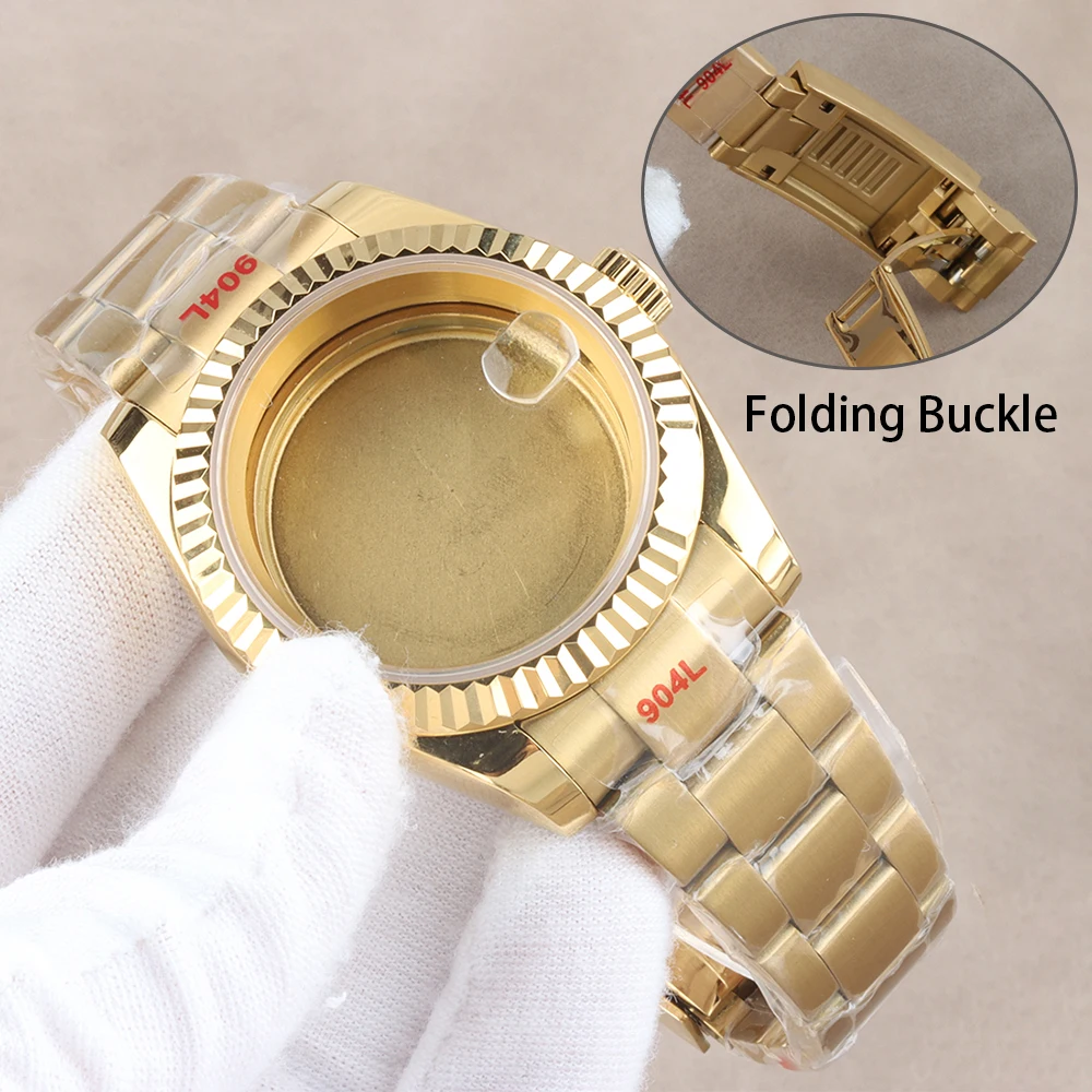 NH35 Watch Case 36mm/39mm Sapphire Glass Waterproof For NH35 NH36 Movement 28.5MM Dial DATEJUST Stainless Steel Oyster Bracelet
NH35 Watch Case 36mm/39mm Sapphire Glass Waterproof For NH35 NH36 Movement 28.5MM Dial DATEJUST Stainless Steel Oyster Bracelet
