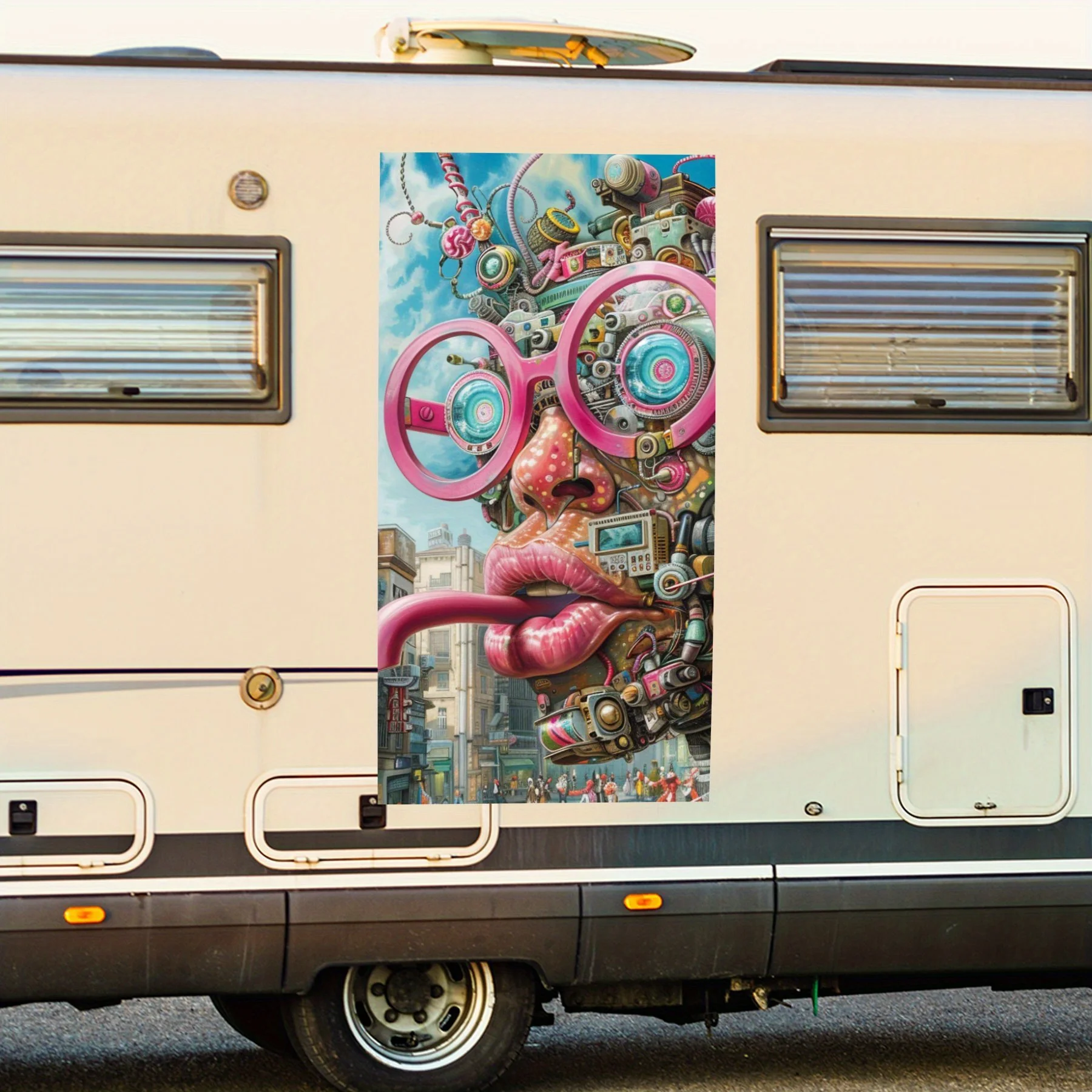 Виниловая наклейка с механической головкой Crazy для двери автомобиля на колесах, водонепроницаемые самоклеящиеся виниловые наклейки, декоративная защита автомобиля
Виниловая наклейка с механической головкой Crazy для двери автомобиля на колесах, водонепроницаемые самоклеящиеся виниловые наклейки, декоративная защита автомобиля