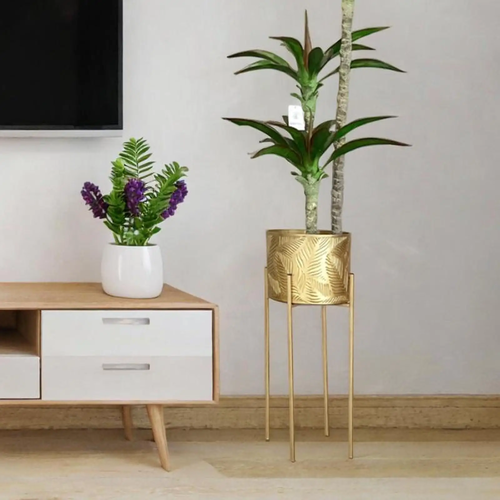 Gold Iron Plant Rack Flower Plant Container Home Decoration Versatile Round Flower Pot Holder for Indoor Outdoor Floor Cafe
Gold Iron Plant Rack Flower Plant Container Home Decoration Versatile Round Flower Pot Holder for Indoor Outdoor Floor Cafe