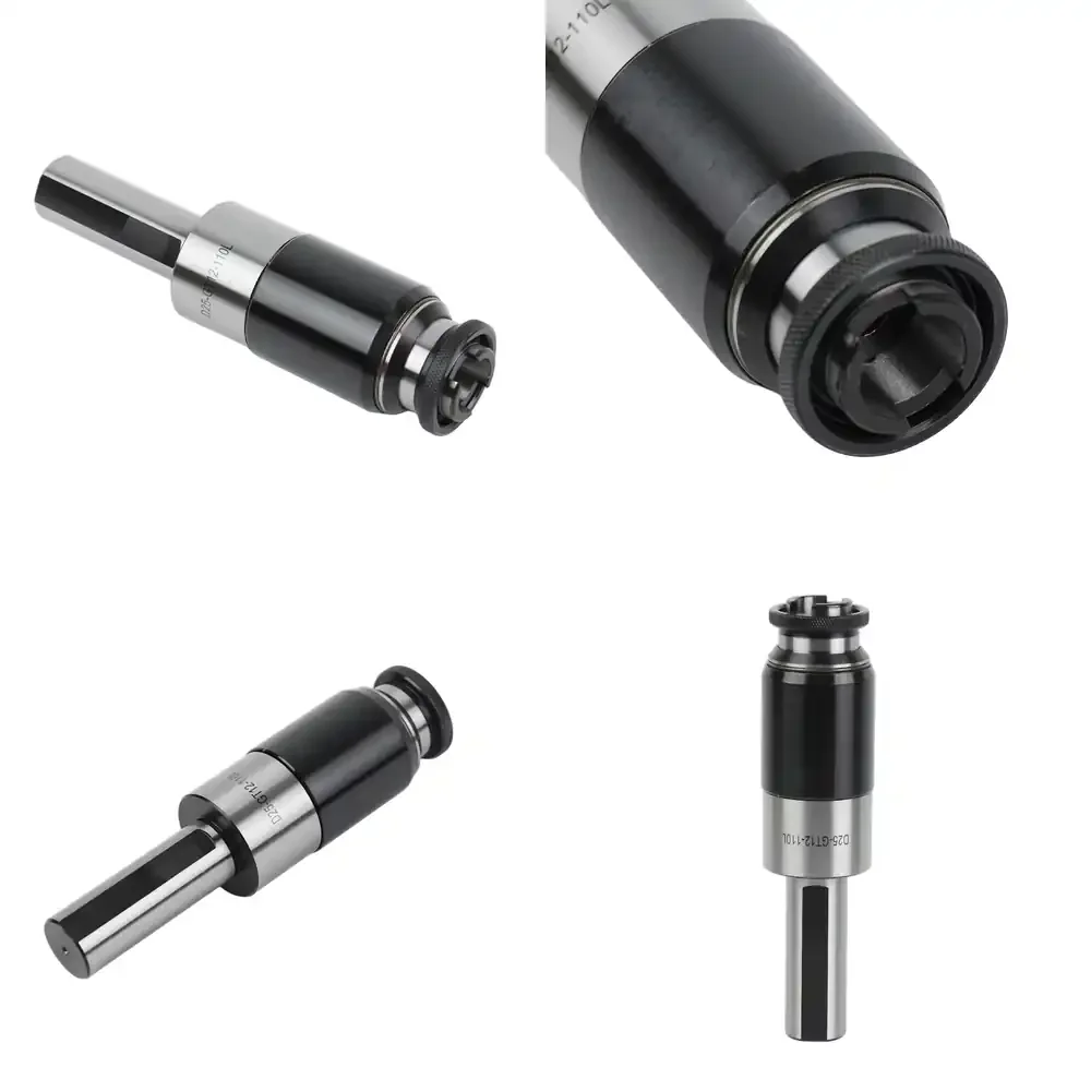 Side Straight Quick Change Tapping Chuck D20 D25 D32 Series with GT12 GT24 Collet for M3 to M30 Tapping Application
Side Straight Quick Change Tapping Chuck D20 D25 D32 Series with GT12 GT24 Collet for M3 to M30 Tapping Application