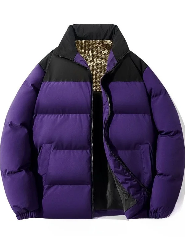 Thickened Casual Men's down Jacket Autumn Winter Warm Stylish Stand Collar Slim Fit Anti-Cold Cotton Outerwear Trendy
Thickened Casual Men's down Jacket Autumn Winter Warm Stylish Stand Collar Slim Fit Anti-Cold Cotton Outerwear Trendy