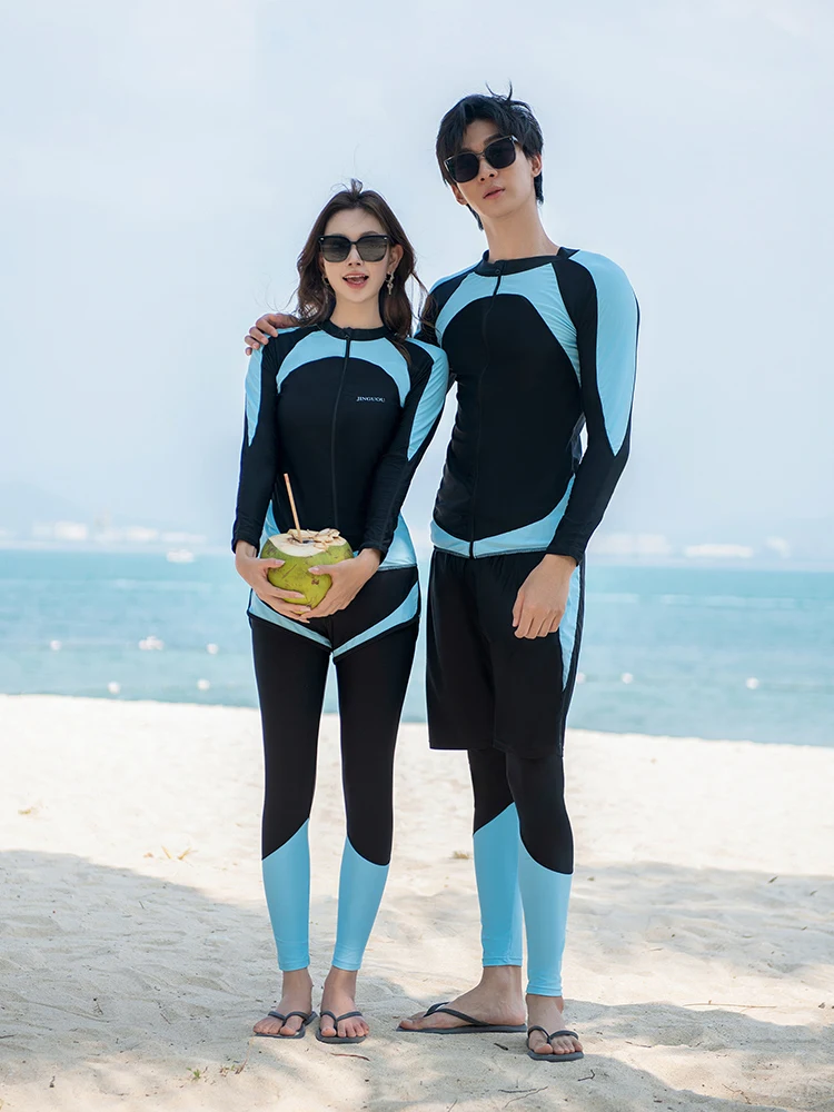 Couple's Swimwear Long Sve Qui Dry Sun Protection Men's Women's Surfing Diving Beach Vaion plus Size Swimming Suit
Couple's Swimwear Long Sve Qui Dry Sun Protection Men's Women's Surfing Diving Beach Vaion plus Size Swimming Suit