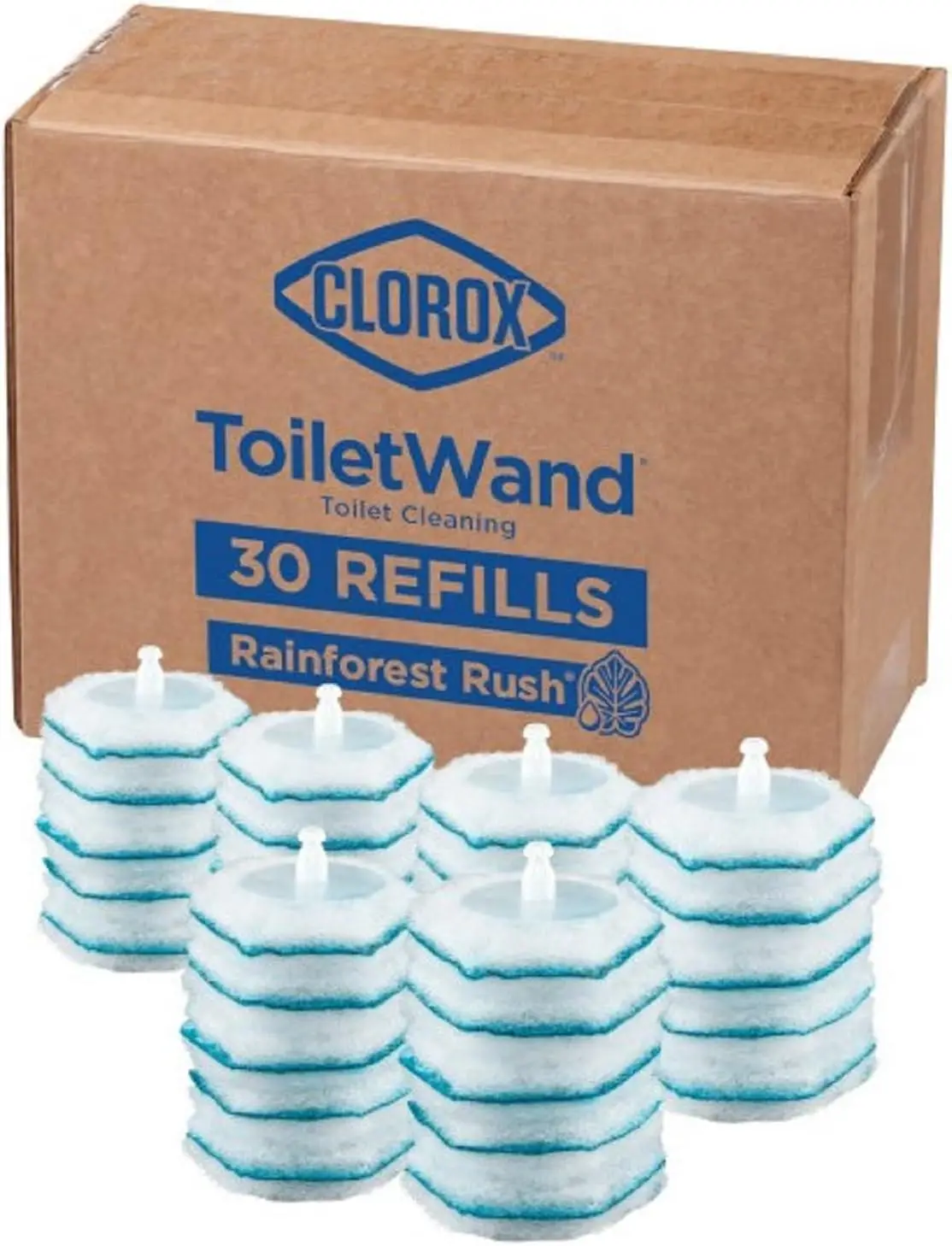 Toilet Cleaner Refills, 30 Count, Rainforest Rush Scent, Disposable Toilet Brush Heads for Easy Cleaning
Toilet Cleaner Refills, 30 Count, Rainforest Rush Scent, Disposable Toilet Brush Heads for Easy Cleaning